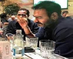 Ajay Devgan consuming alcohol